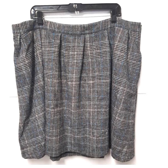 MODCLOTH Brisk-Taker Wool Mini Skirt Sz 2X EUC - Picture 4 of 9